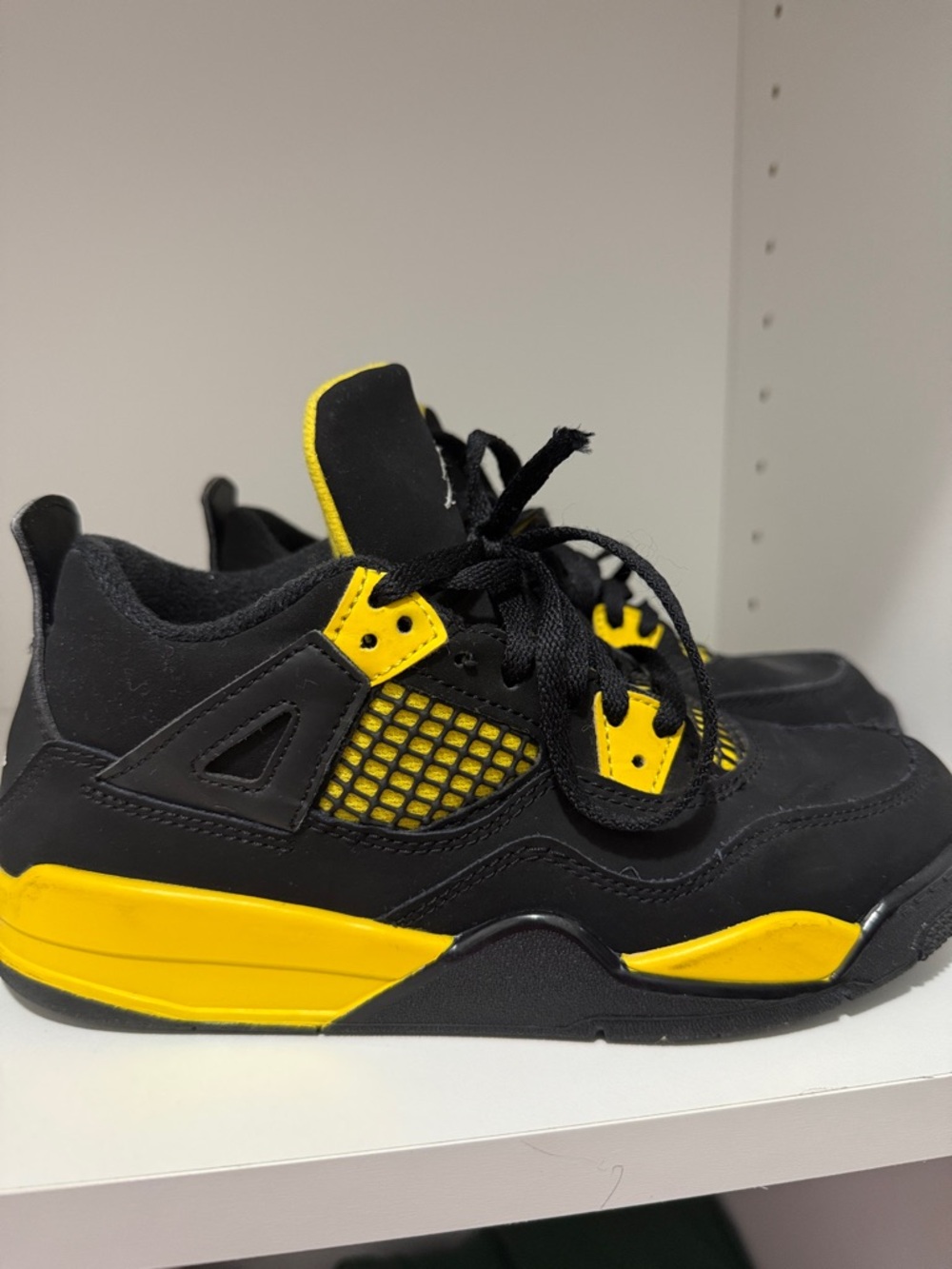 Jordan 4 Retro Black and yellow